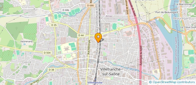 localisation de l'entreprise MADAME CAROL KILLIJIAN à VILLEFRANCHE-SUR-SAONE