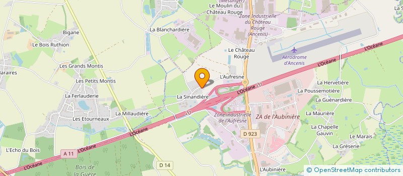 localisation de l'entreprise MADAME CAROL LE GRAND  MESANGER