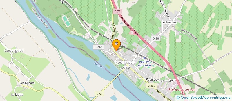 localisation de l'entreprise MADAME CAROL MEUX à POUILLY-SUR-LOIRE