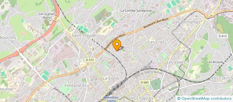 localisation de l'entreprise MADAME CAROL MOREL  BESANCON