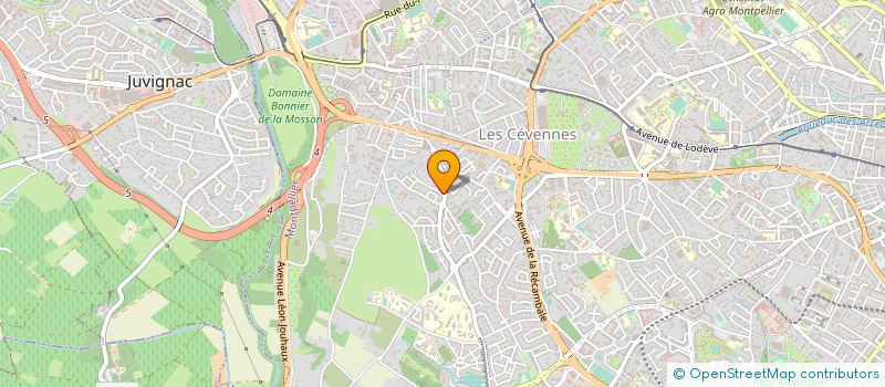 localisation de l'entreprise MADAME CAROL PEIGNIER à MONTPELLIER