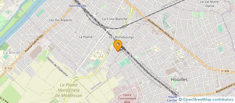 localisation de l'entreprise MADAME CAROL VEIT  SARTROUVILLE