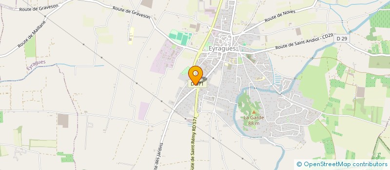 localisation de l'entreprise MADAME CAROLA PALLAVICINO  EYRAGUES