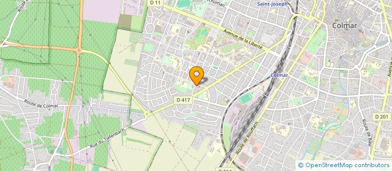localisation de l'entreprise MADAME CAROLA RODRIGUEZ  COLMAR