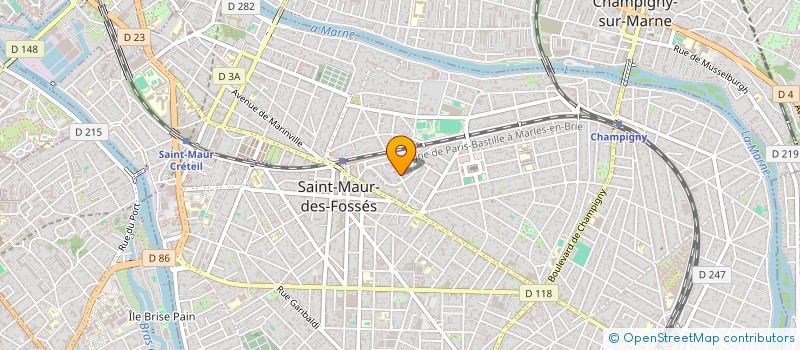 localisation de l'entreprise MADAME CAROLA ZEGARRA-BALLON à SAINT-MAUR-DES-FOSSES