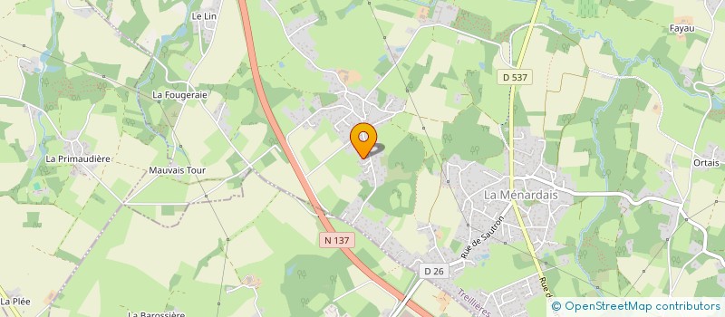 localisation de l'entreprise MADAME CAROLANE DEROUCK  TREILLIERES