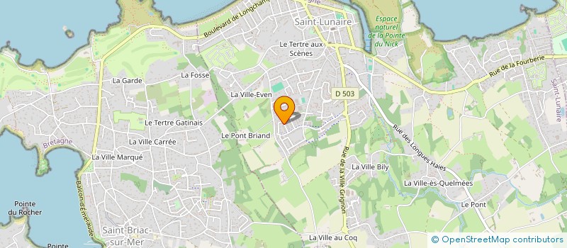 localisation de l'entreprise MADAME CAROLANE GESRET  SAINT-LUNAIRE