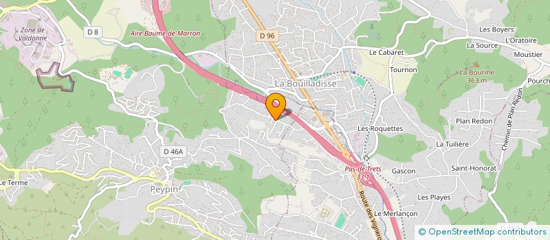 localisation de l'entreprise MADAME CAROLE ABAD  PEYPIN