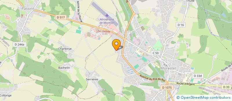 localisation de l'entreprise MADAME CAROLE ACHARD  MORESTEL