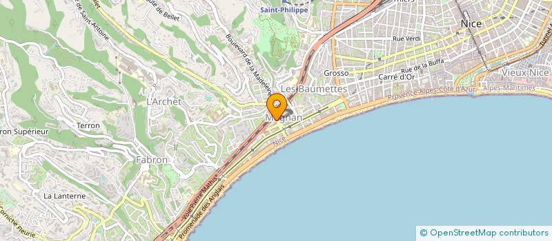 localisation de l'entreprise MADAME CAROLE ACHEGHANE à NICE
