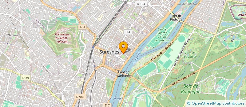localisation de l'entreprise MADAME CAROLE ADAM  SURESNES