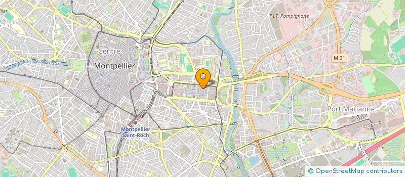 localisation de l'entreprise MADAME CAROLE AGRELO  MONTPELLIER