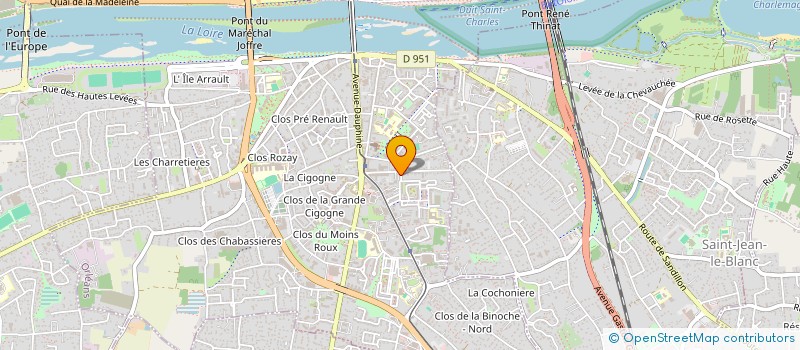 localisation de l'entreprise MADAME CAROLE ALCOTTE à ORLEANS