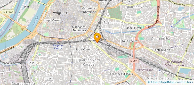 localisation de l'entreprise MADAME CAROLE ALEXANDRE  AVIGNON