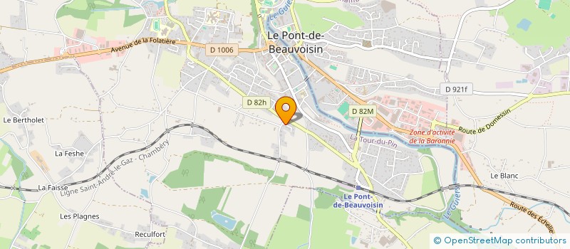 localisation de l'entreprise MADAME CAROLE ALLEGRET  LE PONT-DE-BEAUVOISIN