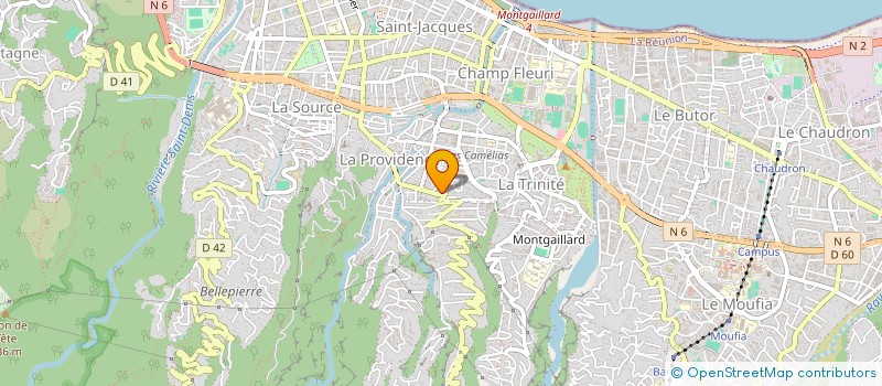 localisation de l'entreprise MADAME CAROLE ALPHONSINE à SAINT-DENIS