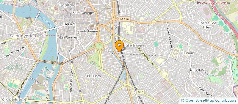 localisation de l'entreprise MADAME CAROLE-ANNE BREGEON  TOULOUSE