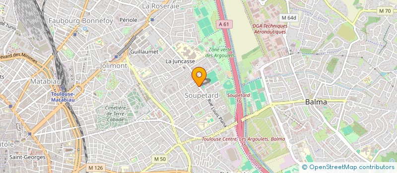 localisation de l'entreprise MADAME CAROLE-ANNE ROUSSEAU à TOULOUSE