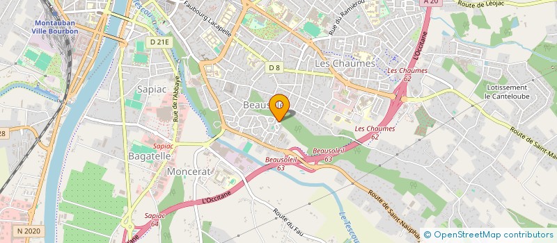 localisation de l'entreprise MADAME CAROLE ANNE WERLING  MONTAUBAN