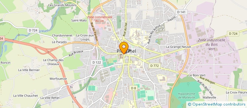 localisation de l'entreprise MADAME CAROLE ARGENTIN  PLOERMEL