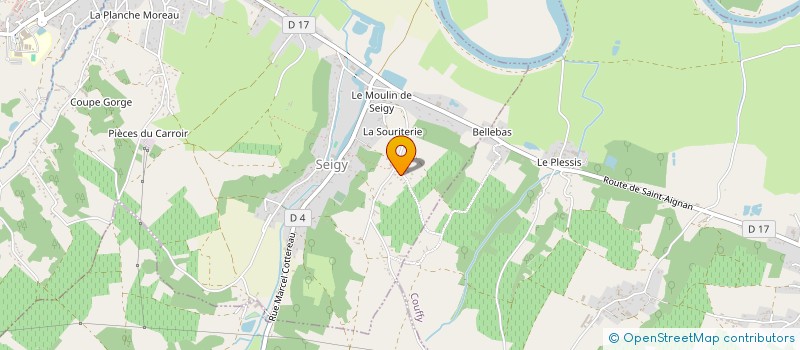 localisation de l'entreprise MADAME CAROLE ARNAULT  SEIGY