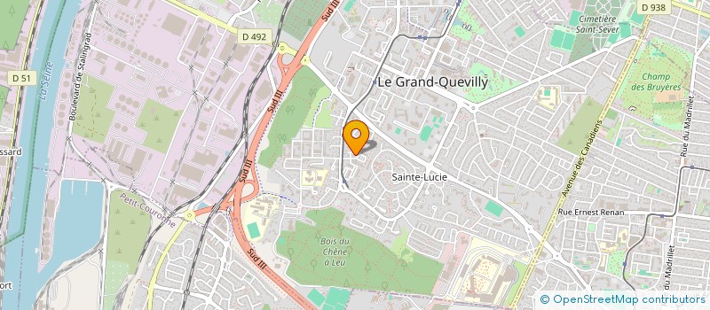 localisation de l'entreprise MADAME CAROLE ARSENE  LE GRAND-QUEVILLY