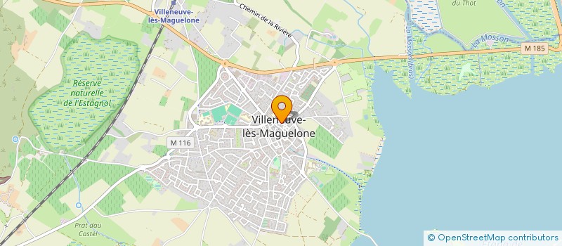 localisation de l'entreprise MADAME CAROLE ATLAN  VILLENEUVE-LES-MAGUELONE