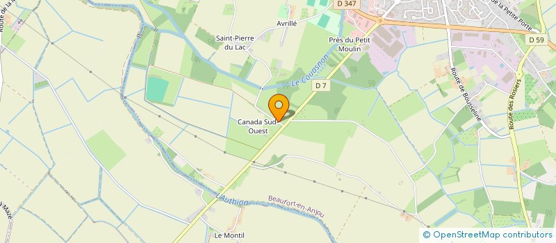 localisation de l'entreprise MADAME CAROLE AUDION  BEAUFORT-EN-ANJOU