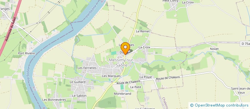 localisation de l'entreprise MADAME CAROLE AUFFEVES à MESSIMY-SUR-SAONE