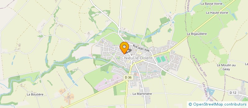 localisation de l'entreprise MADAME CAROLE AUVINET à NIEUL-LE-DOLENT