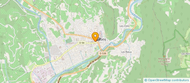 localisation de l'entreprise MADAME CAROLE AUVITU à NYONS