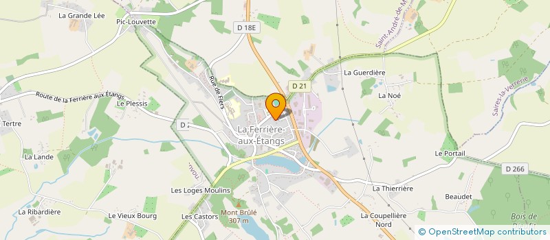 localisation de l'entreprise MADAME CAROLE AUVRAY à LA FERRIERE-AUX-ETANGS
