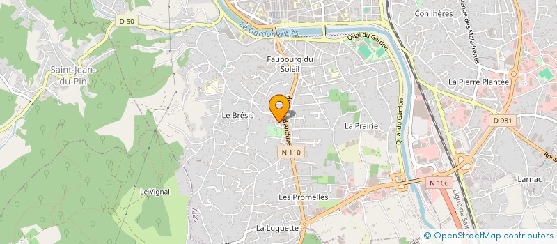 localisation de l'entreprise MADAME CAROLE AVOYNE à ALES