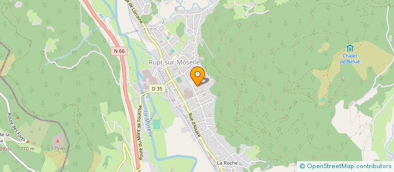 localisation de l'entreprise MADAME CAROLE BADUEL  RUPT-SUR-MOSELLE