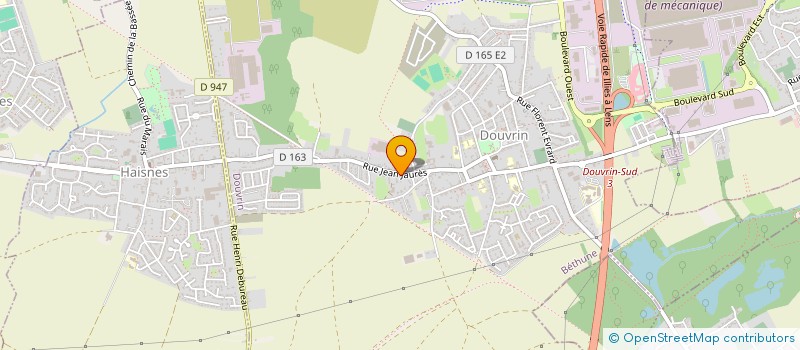 localisation de l'entreprise MADAME CAROLE BAILLET  DOUVRIN