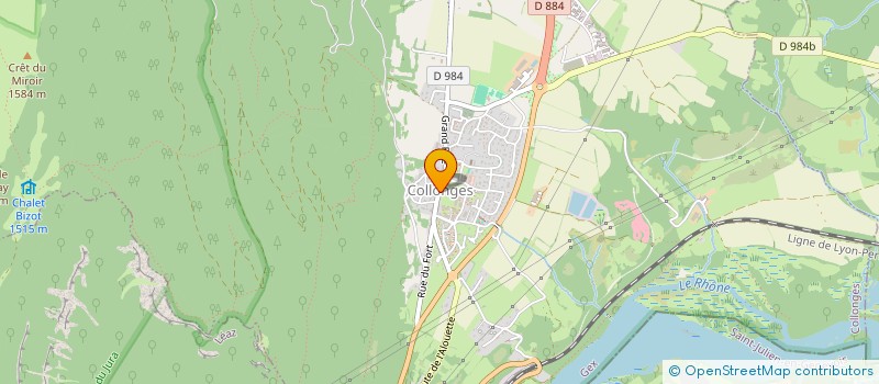 localisation de l'entreprise MADAME CAROLE BAILLY  COLLONGES