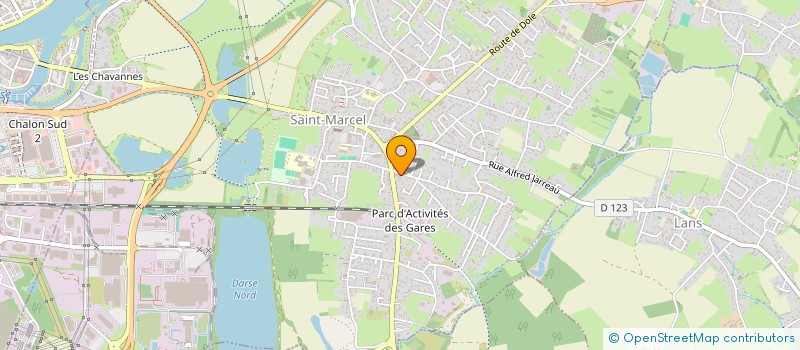 localisation de l'entreprise MADAME CAROLE BALAGUER  SAINT-MARCEL