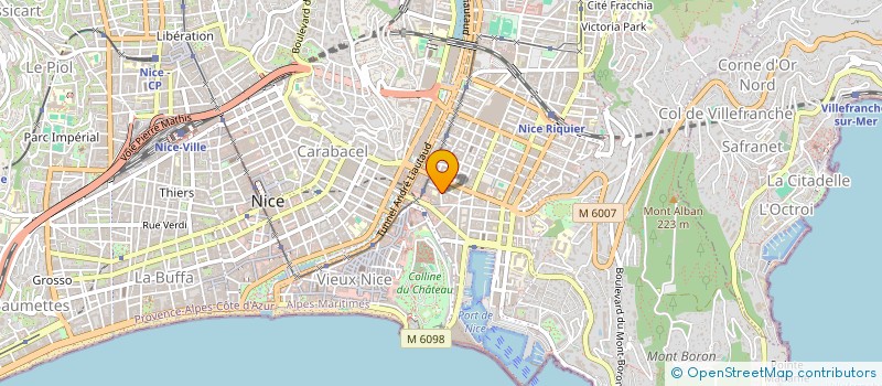 localisation de l'entreprise MADAME CAROLE BARBERIS à NICE