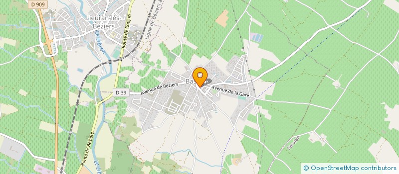 localisation de l'entreprise MADAME CAROLE BARDY à LIEURAN-LES-BEZIERS