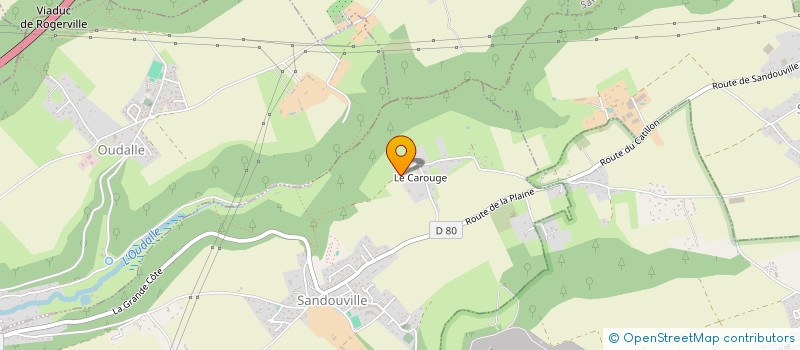 localisation de l'entreprise MADAME CAROLE BARIL  SAINT-ROMAIN-DE-COLBOSC