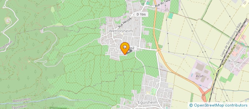 localisation de l'entreprise MADAME CAROLE BARMES  WETTOLSHEIM