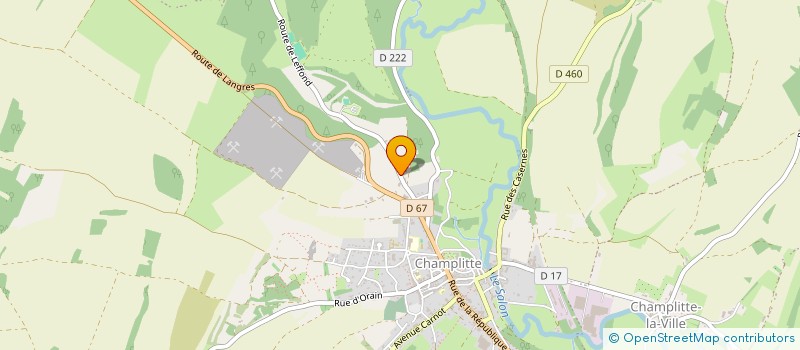 localisation de l'entreprise MADAME CAROLE BARTHELEMY  CHAMPLITTE