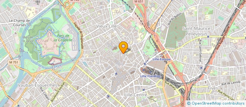 localisation de l'entreprise MADAME CAROLE BAUDRY à LILLE