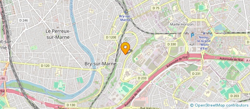 localisation de l'entreprise MADAME CAROLE BAUFFETTE à BRY-SUR-MARNE