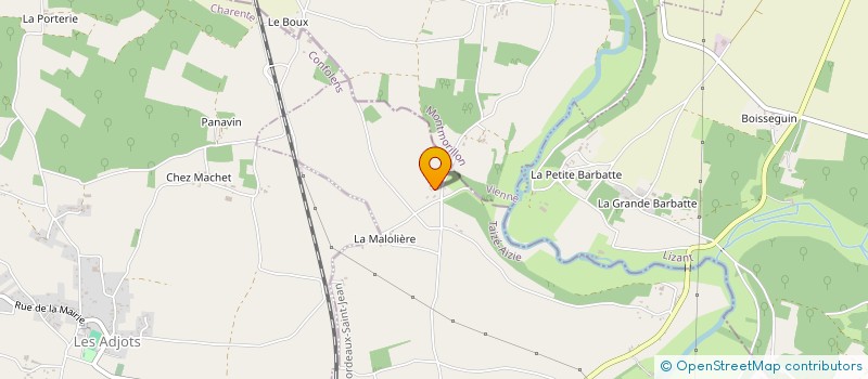 localisation de l'entreprise MADAME CAROLE BEAUDOIN  TAIZE-AIZIE