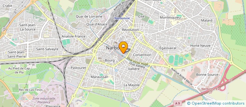 localisation de l'entreprise MADAME CAROLE BEAUPERTUIT à NARBONNE