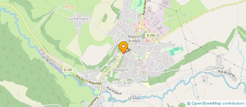 localisation de l'entreprise MADAME CAROLE BELBEZIER à NOGENT