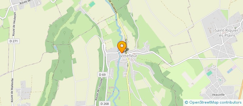 localisation de l'entreprise MADAME CAROLE BELLET  VITTEFLEUR