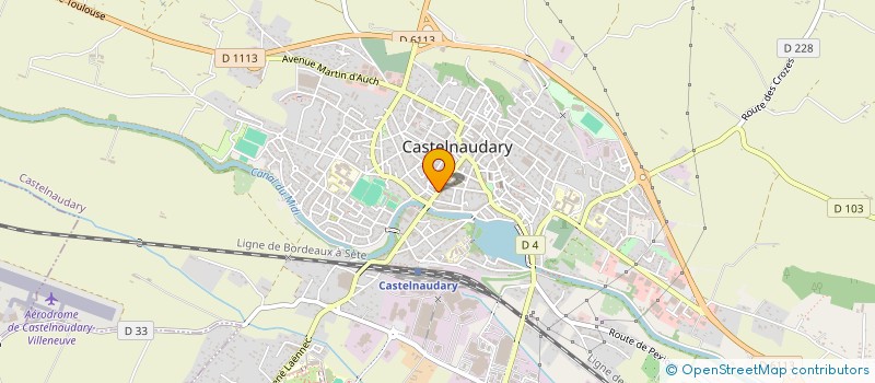 localisation de l'entreprise MADAME CAROLE BELLISSENT à CASTELNAUDARY