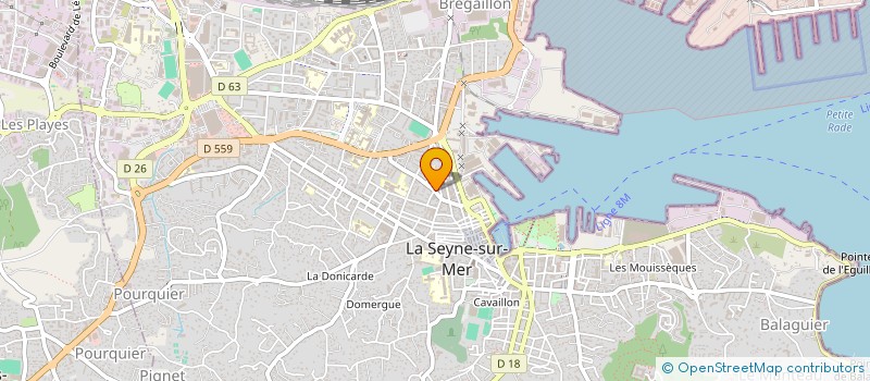 localisation de l'entreprise MADAME CAROLE BENOIT à LA SEYNE-SUR-MER
